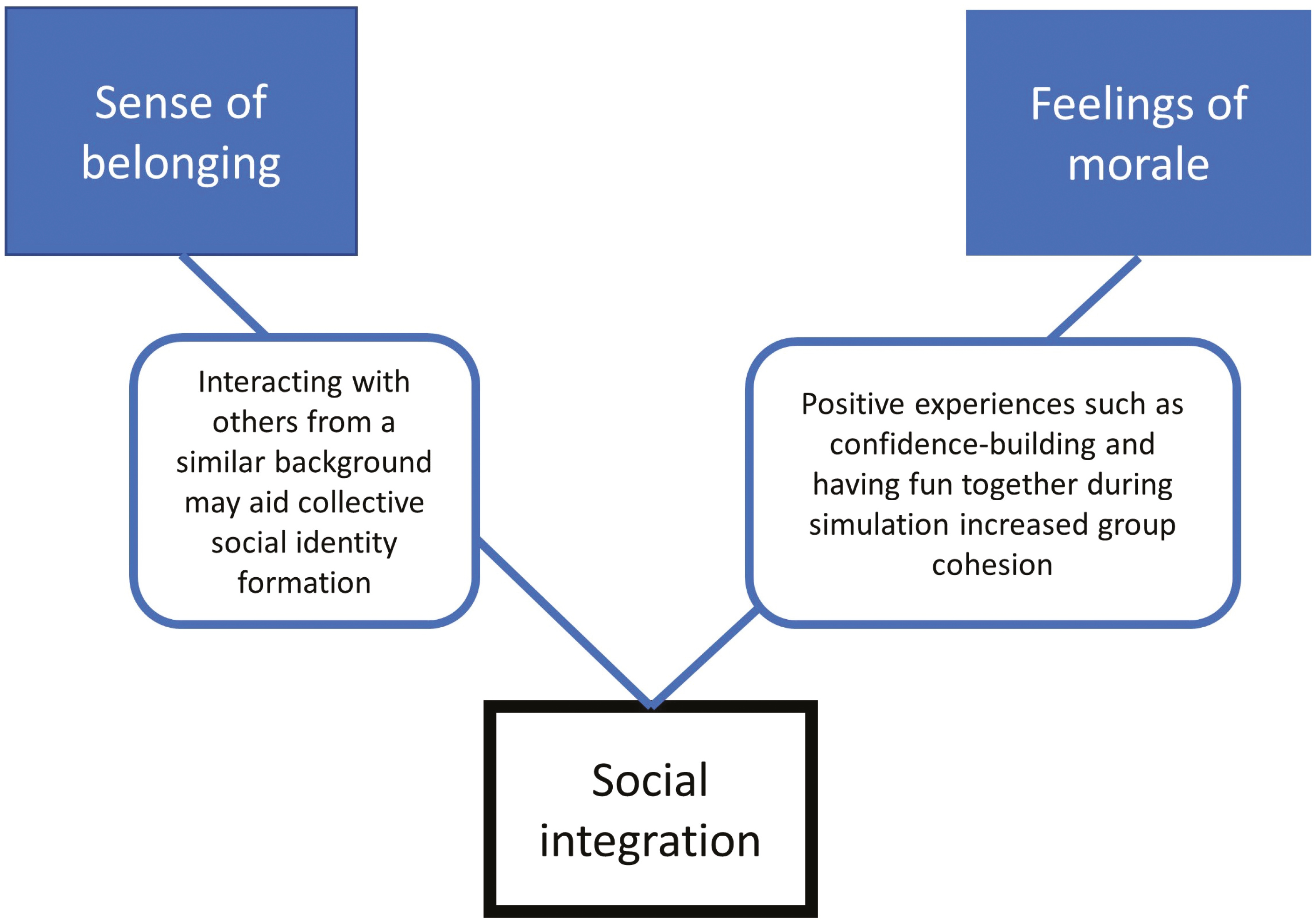 Bollen and Hoyle’s two dimensions of group cohesion, as applied to the IMT boot camp.